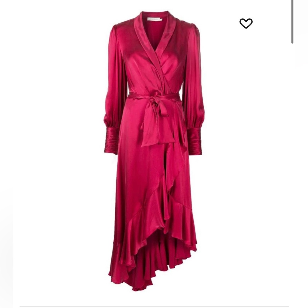 Zimmerman Midi Wrap Dress